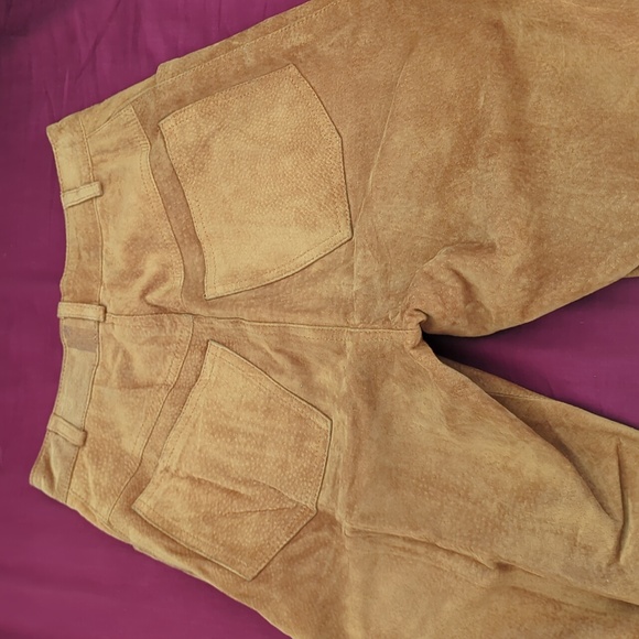 Genuine Leather High Waisted Pants - Picture 5 of 10